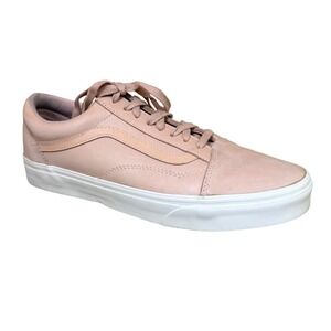 Vans Old Skool Leather Peach Blush Sneakers Women's Classic‎ Casual Shoes 10.5